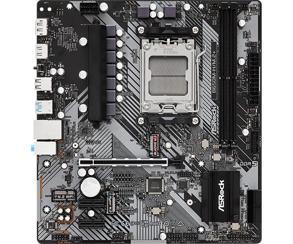 ASROCK B650M-H/M.2+ Micro-ATX Pagrindinė Plokštė DDR5 Palaikymas