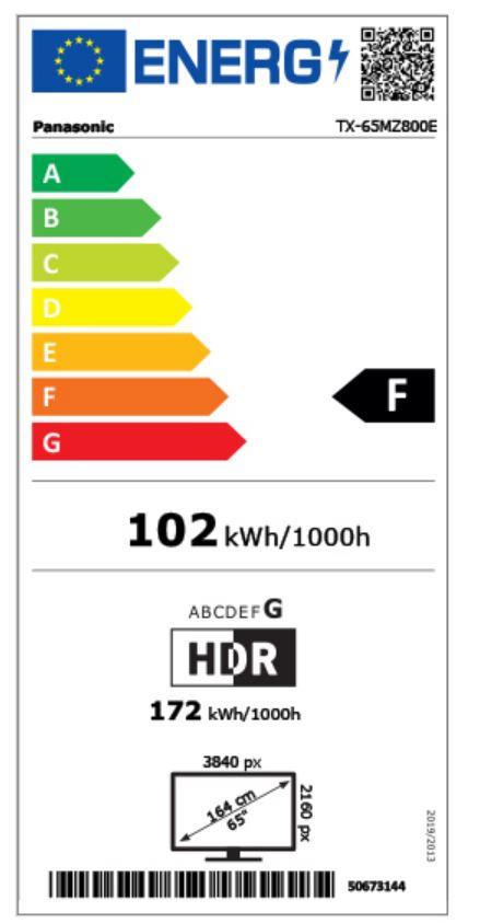 Panasonic TX-65MZ800E 65" OLED 4K Viedtelevizors