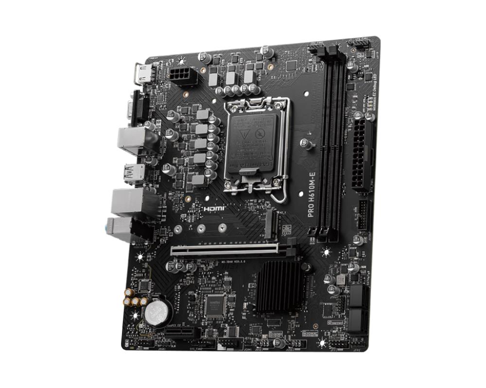 MSI PROH610M-E LGA1700 Micro-ATX DDR5 Galvenplate