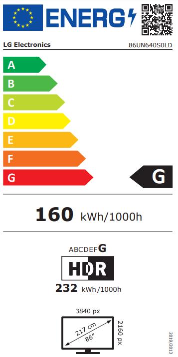 LG 86UN640S0LD 86" 4K UHD LCD TV