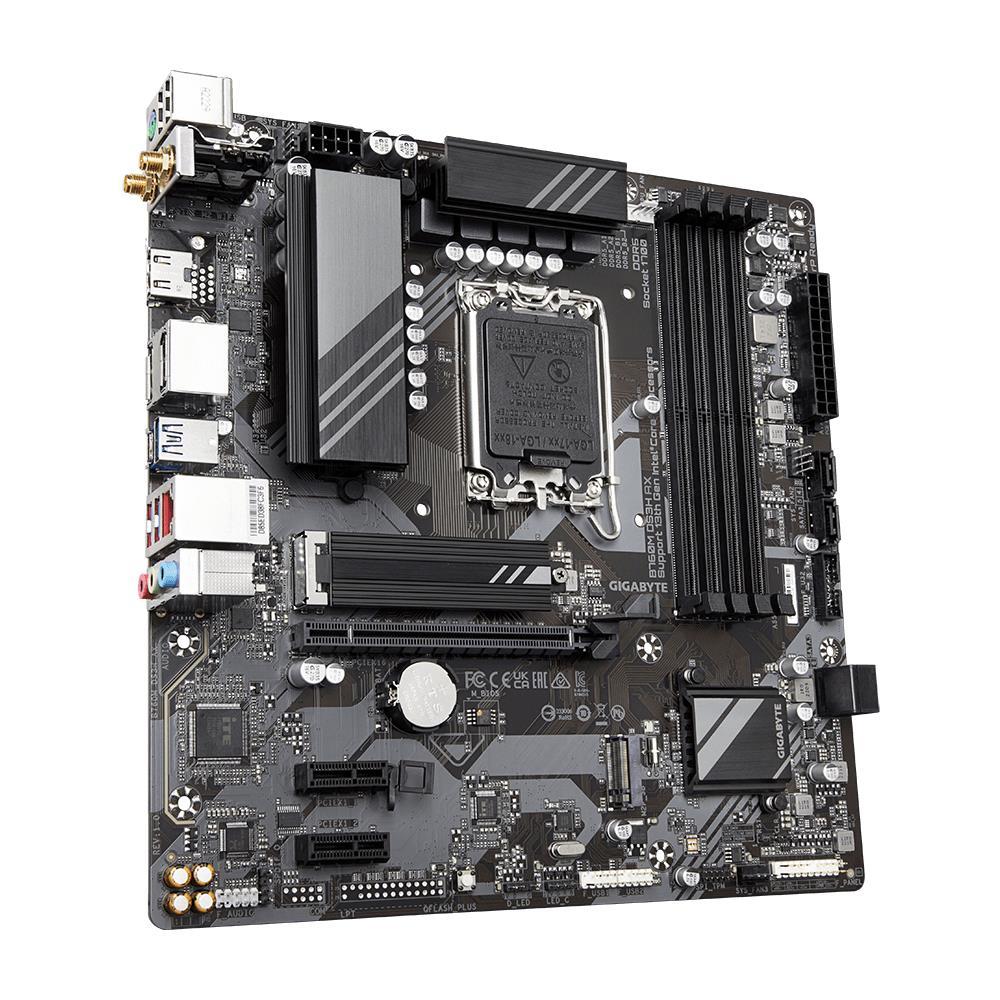 GIGABYTE B760MDS3HAX1.2 Micro-ATX DDR5 emaplaat