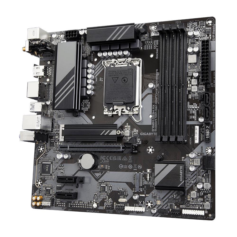 GIGABYTE B760MDS3HAX1.2 Micro-ATX DDR5 emaplaat