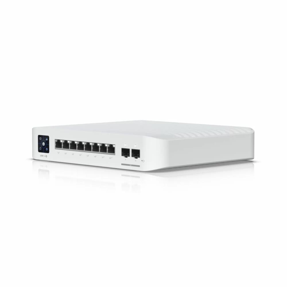 UBIQUITI USW-PRO-8-POE Slēdzis 8-Portu PoE+ 120W