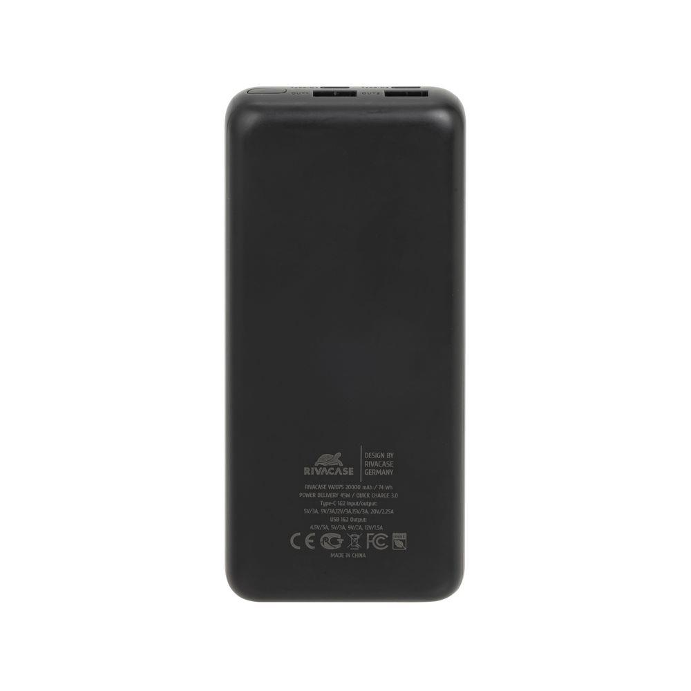 RIVACASE VA1075 20000mAh Power Bank Fast Charging