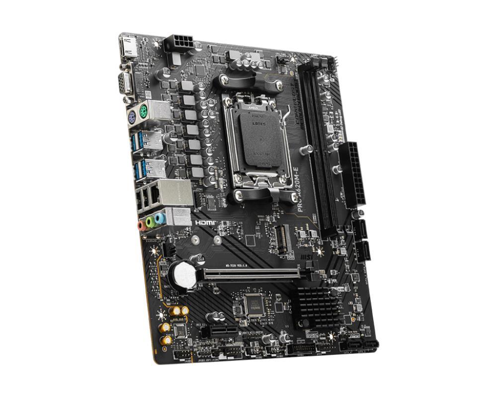 MSI PRO A620M-E SAM5 mATX Материнская Плата AMD A620
