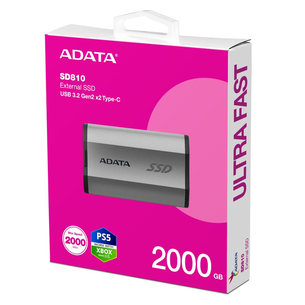 ADATA SD810 2TB USB-C внешний SSD 2000MBps