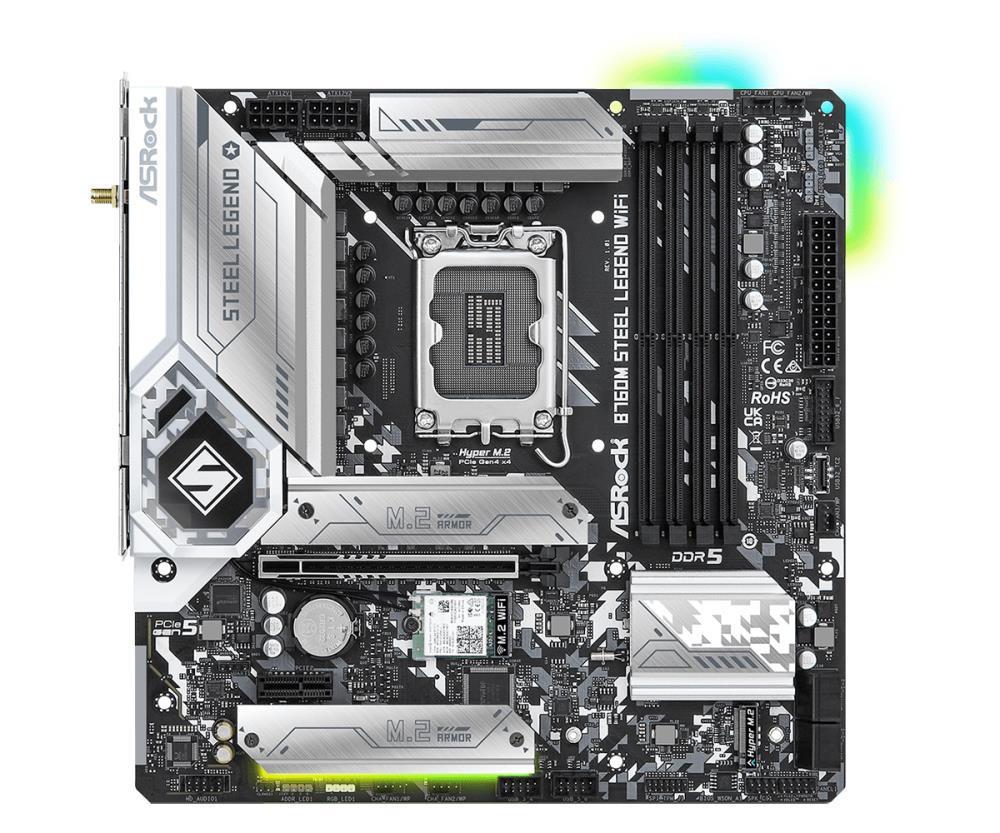 ASROCK B760M Steel Legend WiFi Micro-ATX Материнская плата