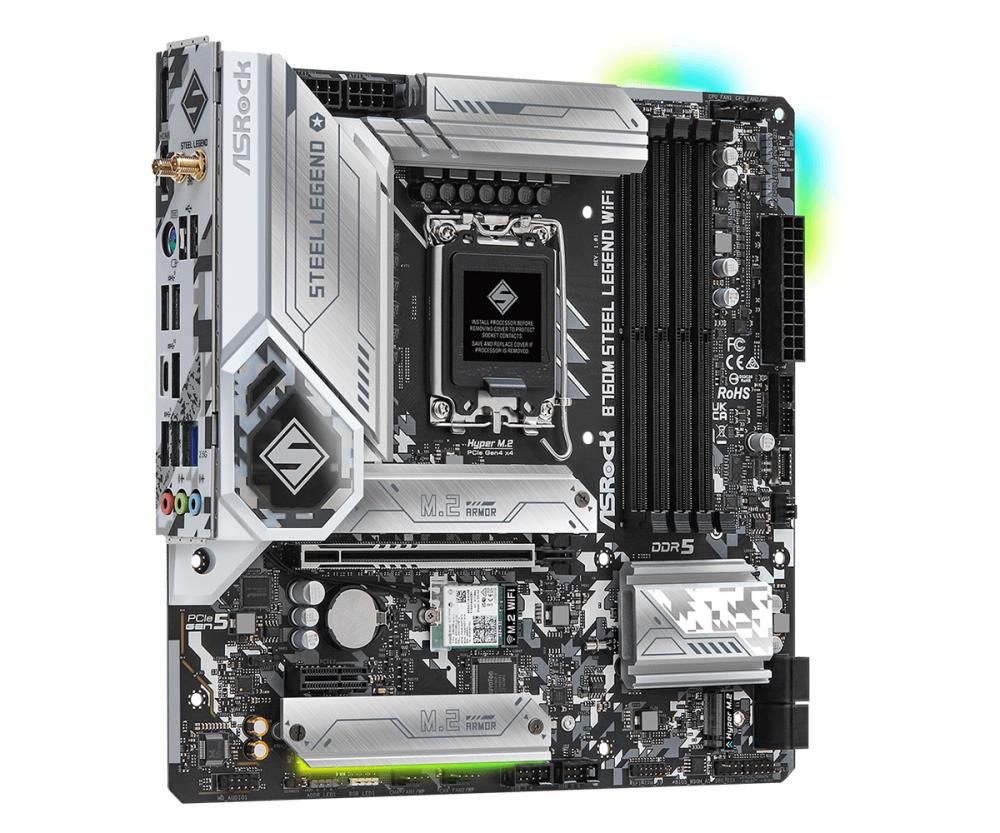 ASROCK B760M Steel Legend WiFi Micro-ATX Материнская плата