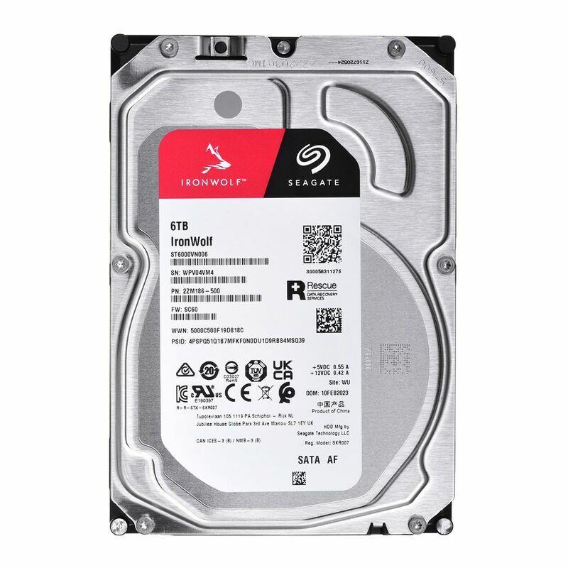 Жесткий диск Seagate IronWolf 6TB ST6000VN006 5400RPM SATA