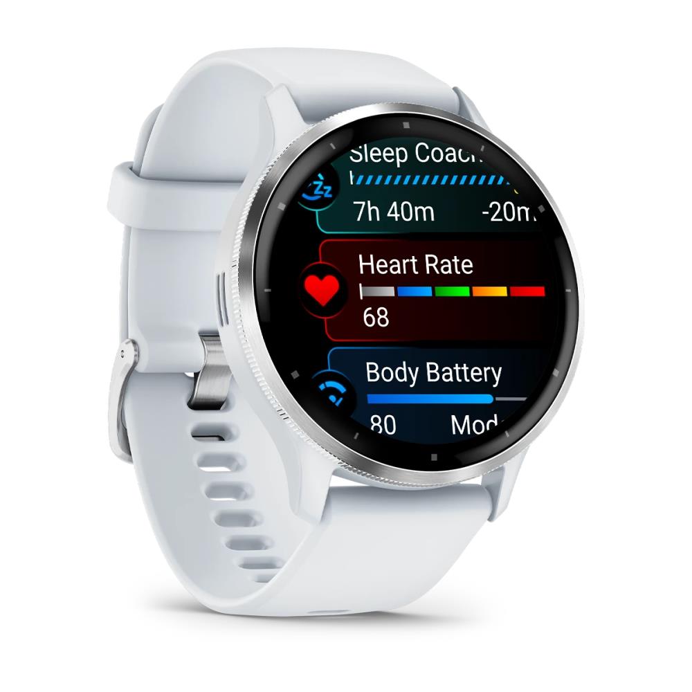 Garmin Venu 3 010-02784-00 nutikell Valge Hõbedane