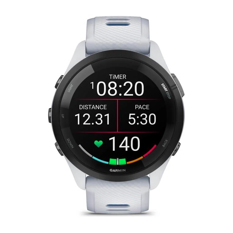 Garmin Forerunner 265 viedpulkstenis 010-02810-11 Whitest