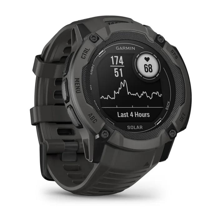 Garmin Instinct 2X Solar Smartwatch Graphite Model 010-02805-00