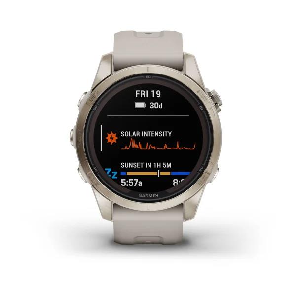 Garmin Fenix 7S Pro Solar Liiva Kuld Nutikell 010-02776-15