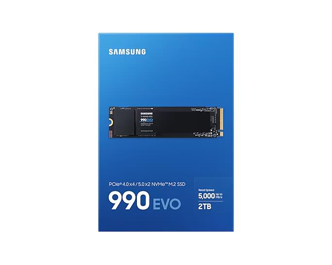 Samsung 990 EVO 2TB M.2 PCIe Gen4 NVMe SSD