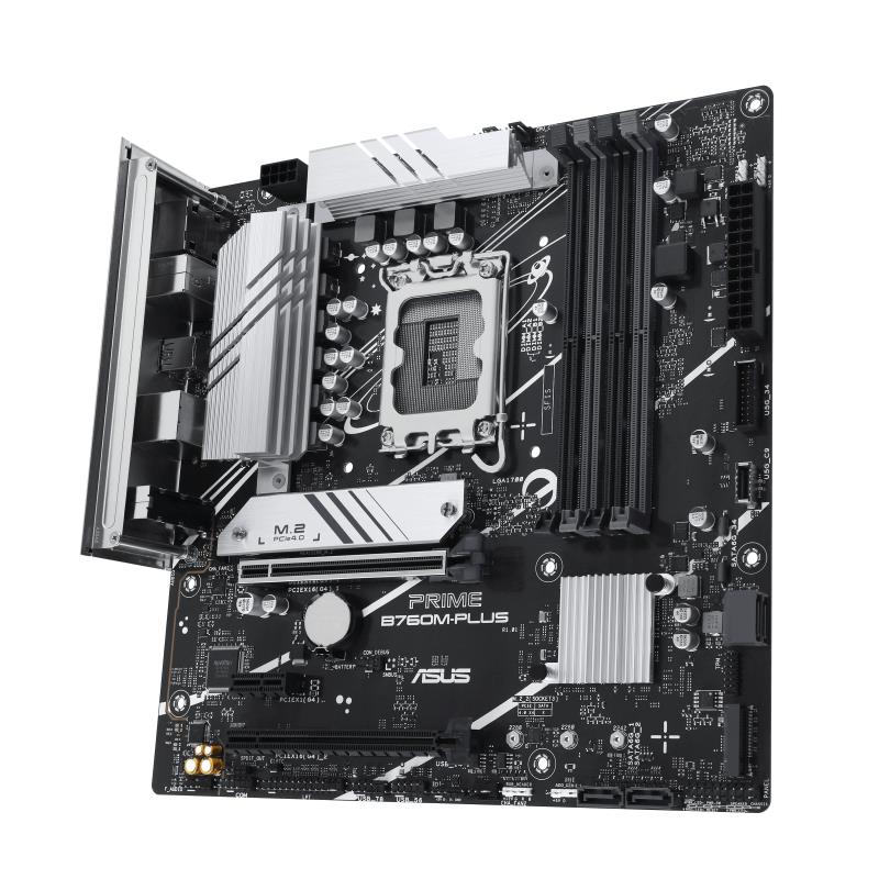 ASUS PRIME B760M-PLUS Micro-ATX Mātesplate DDR5