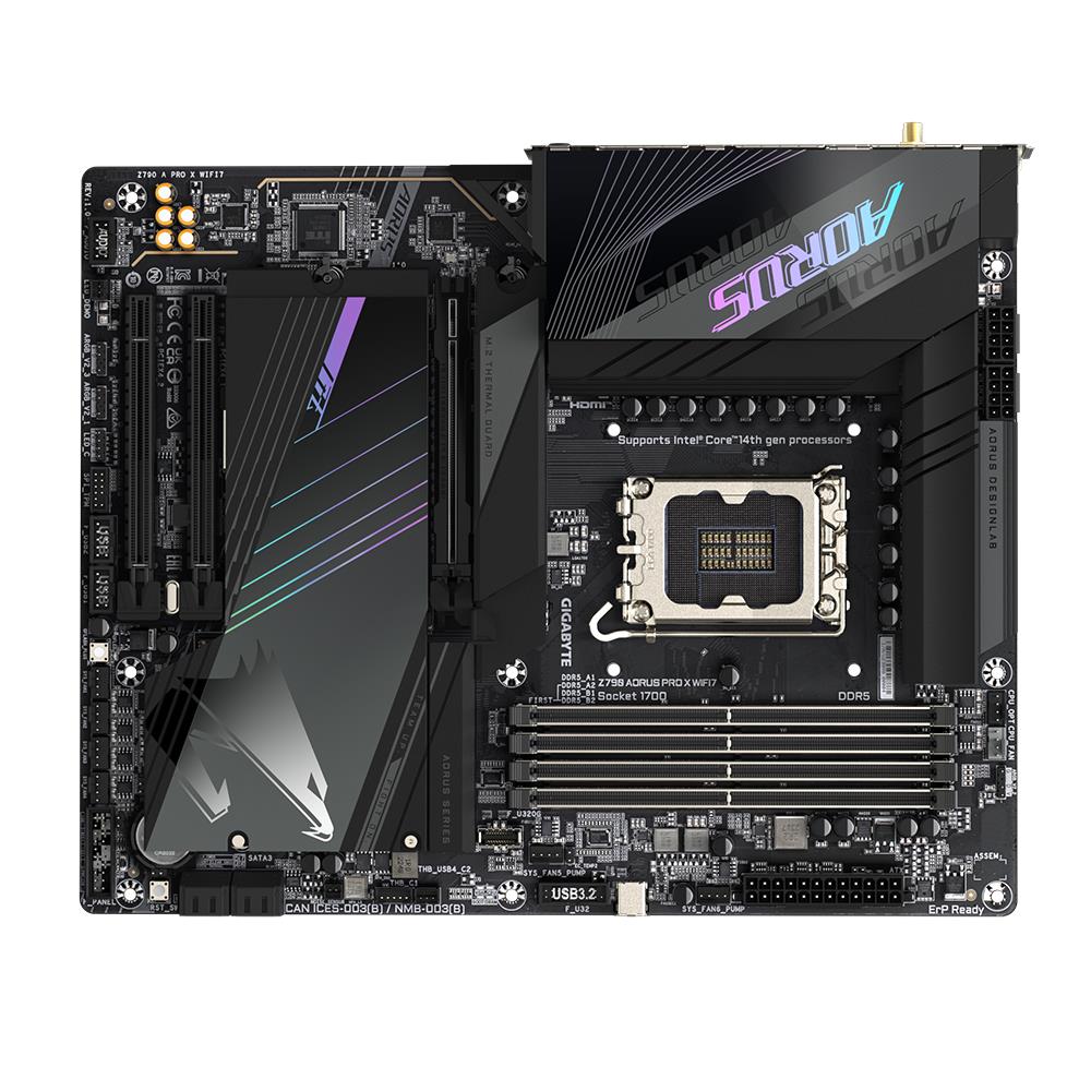 GIGABYTE Z790APROXWIFI7 ATX mātesplate ar DDR5 atbalstu