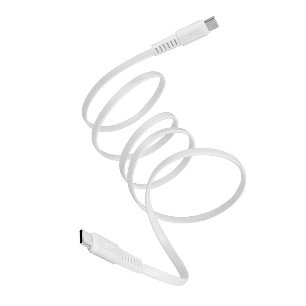 RIVACASE PS6005 WT12 USB-C kabelis 1.2M balts