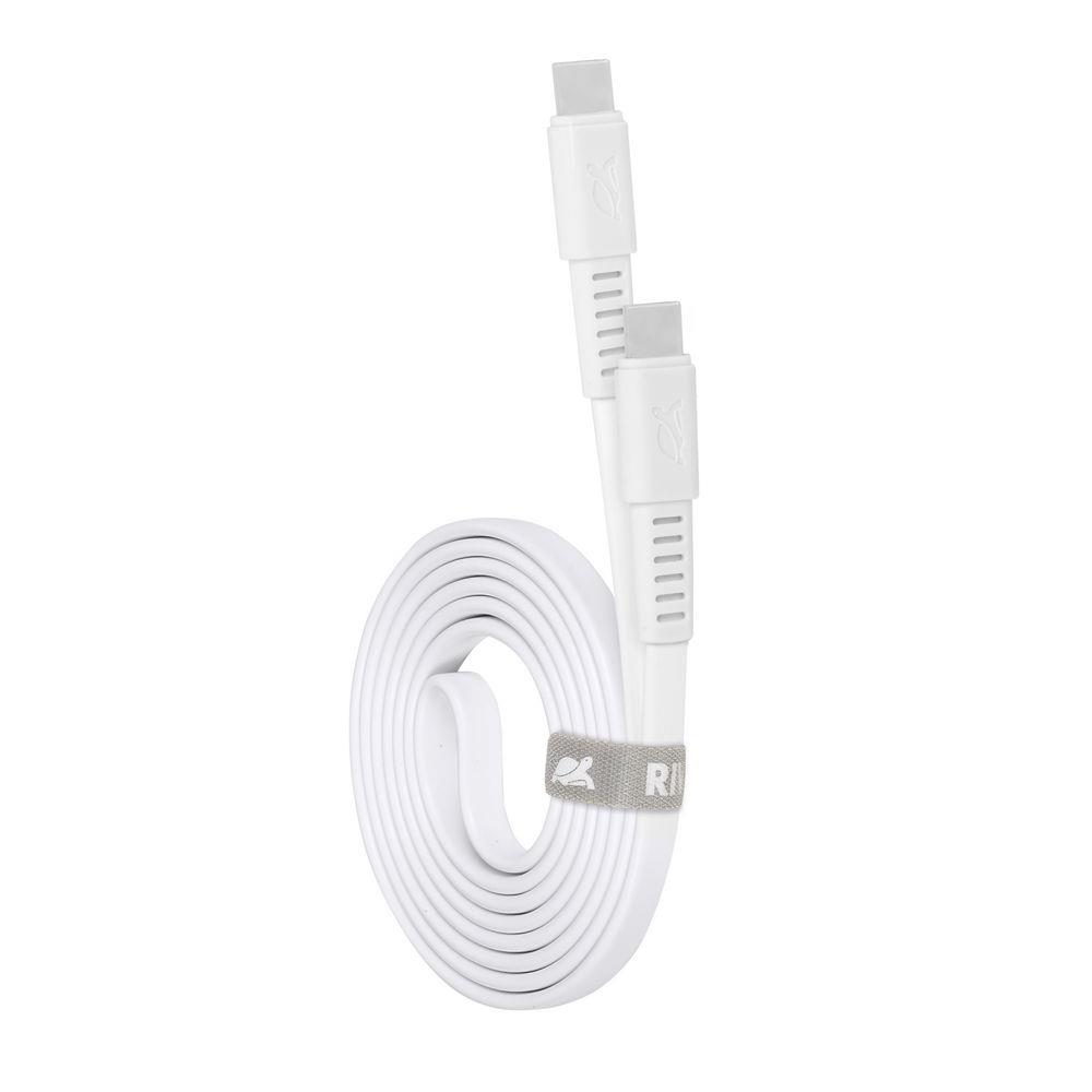 RIVACASE PS6005 WT12 USB-C kabelis 1.2M balts