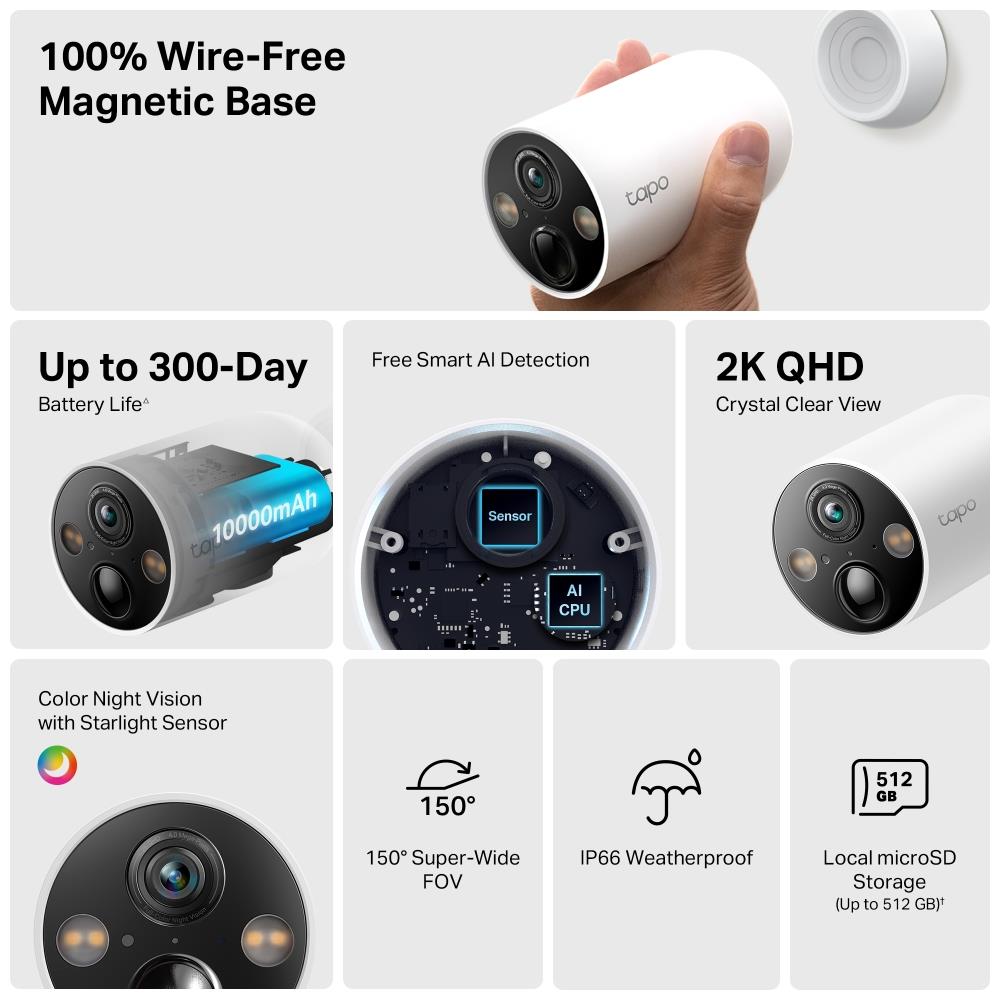 WRL CAMERA SMART H.264/TAPO C425 TP-LINK