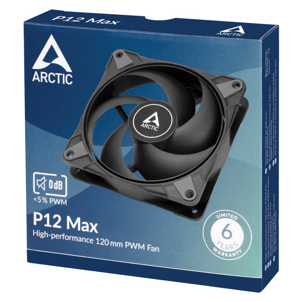 ARCTIC P12 Max ACFAN00280A 120мм Высокопроизводительный Корпусной Вентилятор