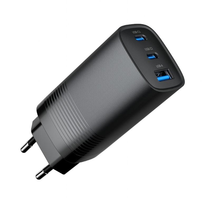 Gembird universaalne USB laadija QC3.0 TA-UC-PDQC65-01-BK