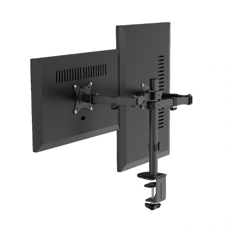 Gembird MA-D2-03 regulējams monitoru stiprinājuma rokas