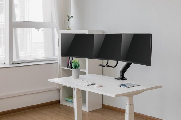 Gembird MA-DA3-03 Regulējams Monitora Stiprinājums 17-27"