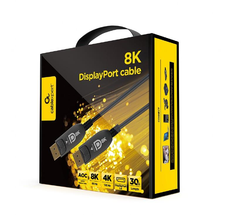 Gembird CC-DP8K-AOC-30M 8K DisplayPort kabelis 30m