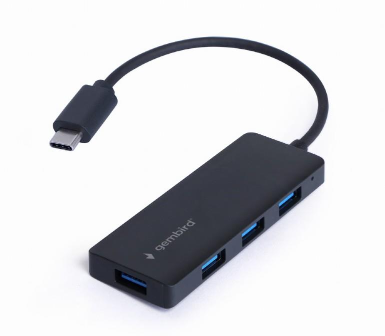 Gembird USB-C Hub UHB-CM-U3P4-02 4-Port Adapteris