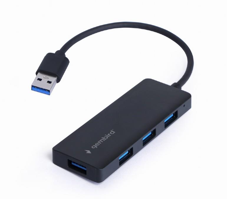 GEMBIRD UHB-U3P4-03 USB3.1 4-портовый I/O концентратор
