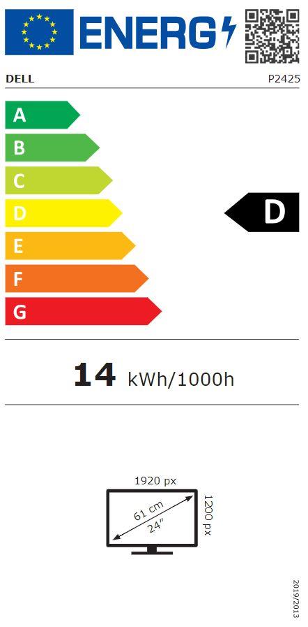Dell P2425 LCD monitors 24" IPS 1920x1200 100Hz
