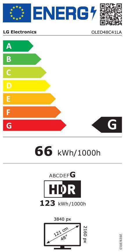 LG OLED48C41LA 48" OLED 4K Išmanusis Televizorius