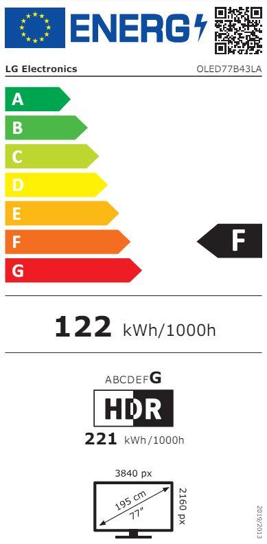 LG OLED77B43LA 77-tolline 4K OLED nutiteler