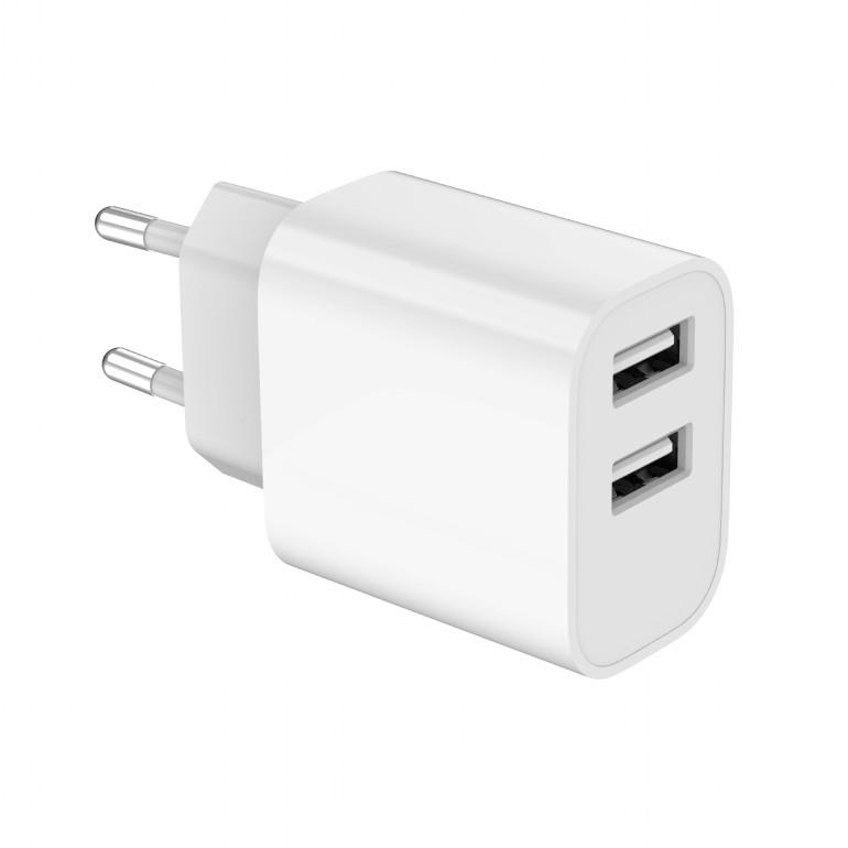 GEMBIRD TA-UC-2A12-01 Универсальное USB Зарядное Устройство Белое
