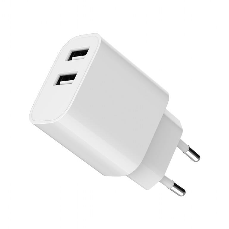 GEMBIRD TA-UC-2A12-01 Универсальное USB Зарядное Устройство Белое