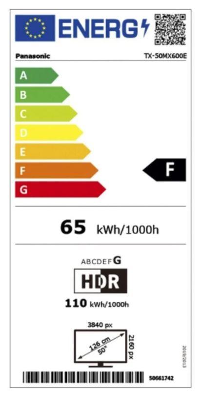 Panasonic TX-50MX600E 50" 4K Viedtelevizors