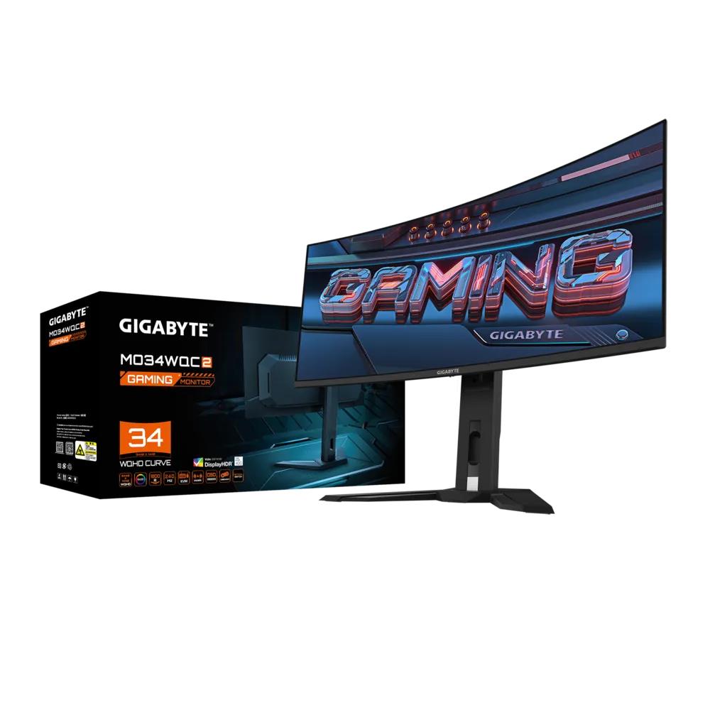 GIGABYTE MO34WQC2EK 34" Curved OLED Gaming Monitor