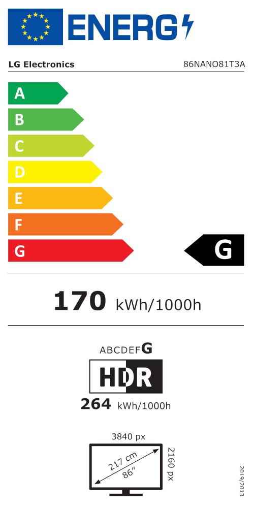 LG 86NANO81T3A 4K Смарт-ТВ с webOS и Bluetooth