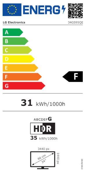 LG 34GS95QE-B 34" Spēļu Monitors OLED 240Hz