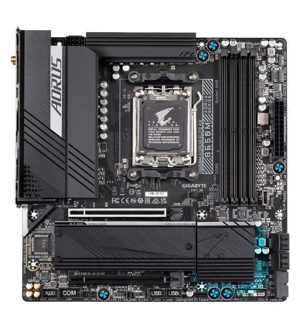 GIGABYTE B650MAORUSELITEAX1.3 Micro-ATX AMD Материнская Плата