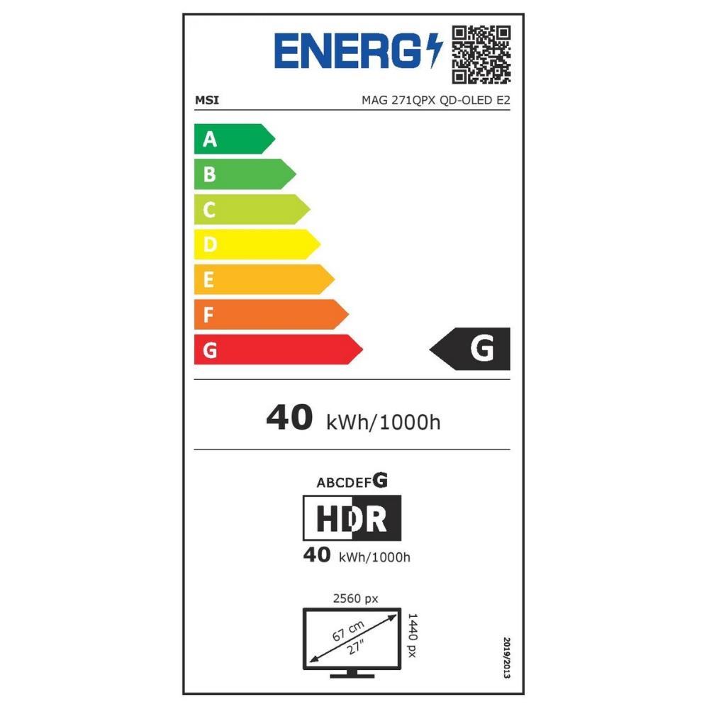MSI MAG271QPX Ātrgaitas QD-OLED Spēļu Monitors