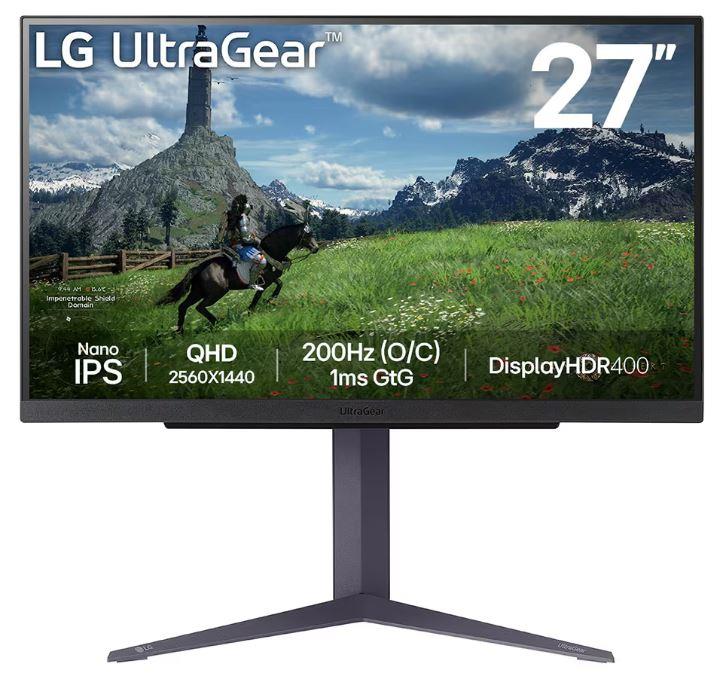 LG 27GS85Q-B Monitor 27'' 2560x1440 IPS 180Hz 1ms