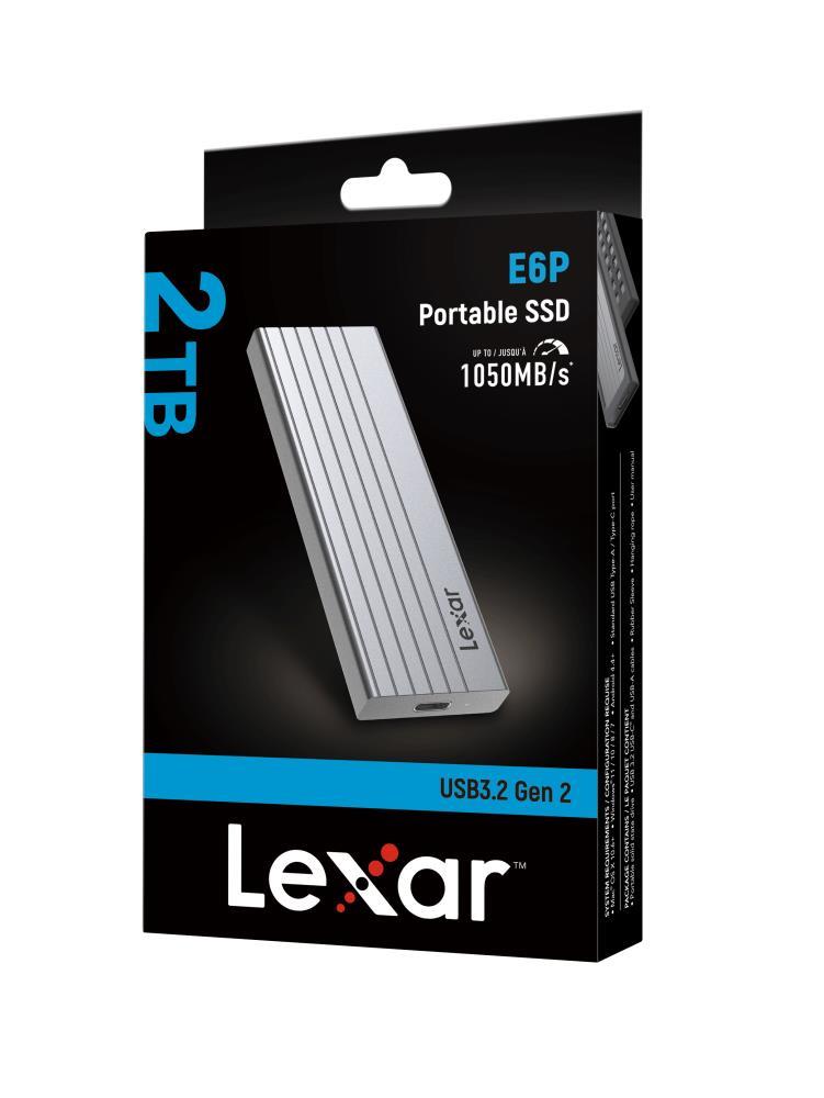 Lexar E6P 1TB SSD USB 3.2 1000MB/s Rakstīšanas ātrums