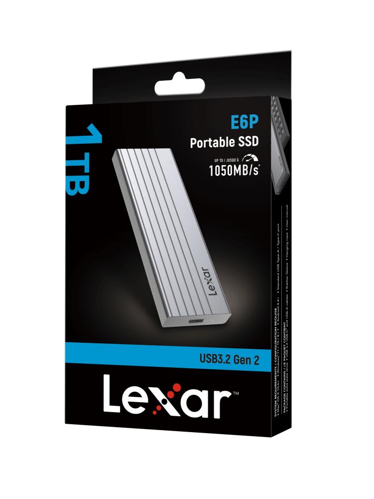 Lexar E6P 1TB SSD USB 3.2 1000MB/s Rakstīšanas ātrums