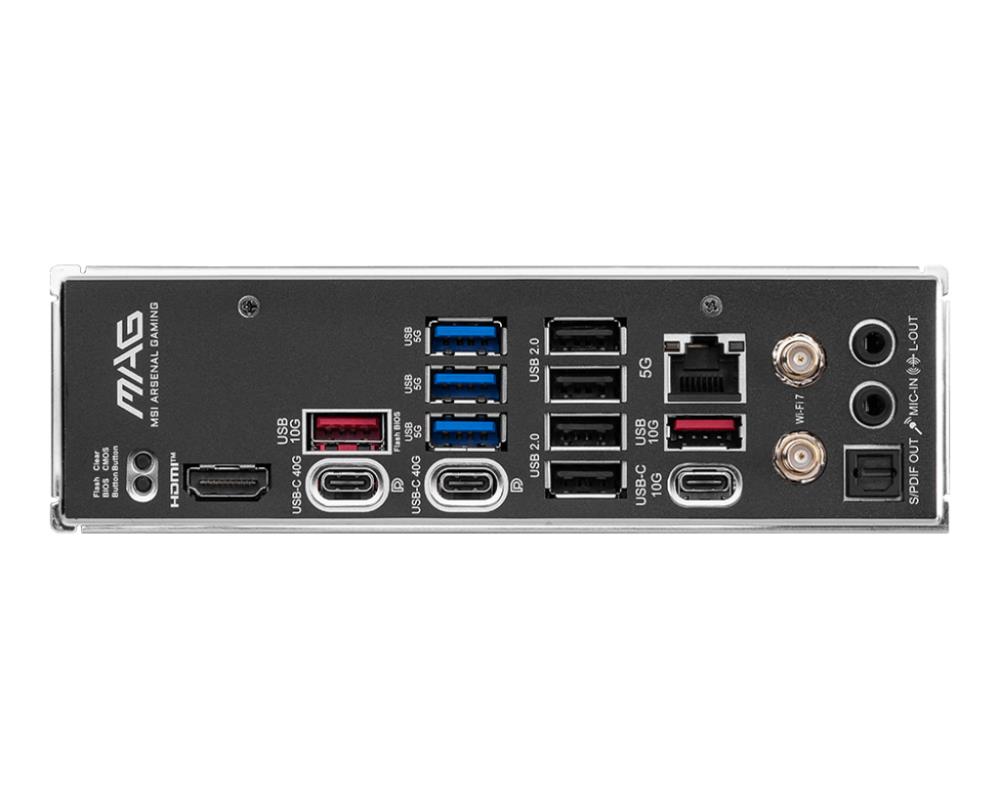 MSI MAG X870 Tomahawk WiFi - ATX mātesplate, DDR5, M.2 sloti