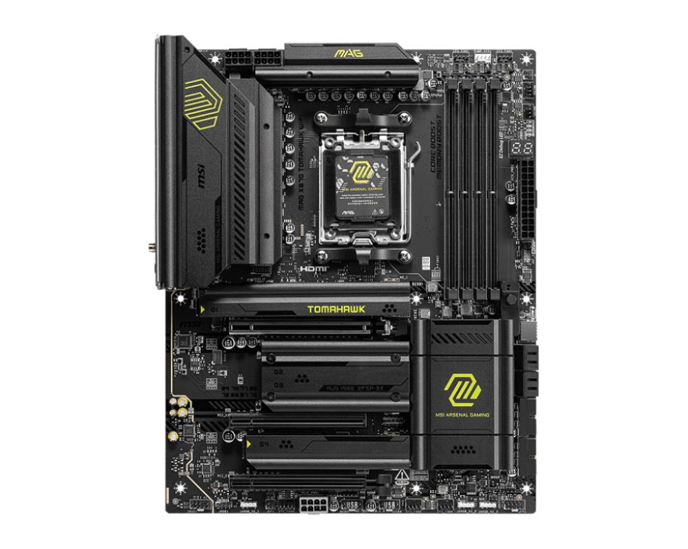 MSI MAG X870 Tomahawk WiFi - ATX mātesplate, DDR5, M.2 sloti