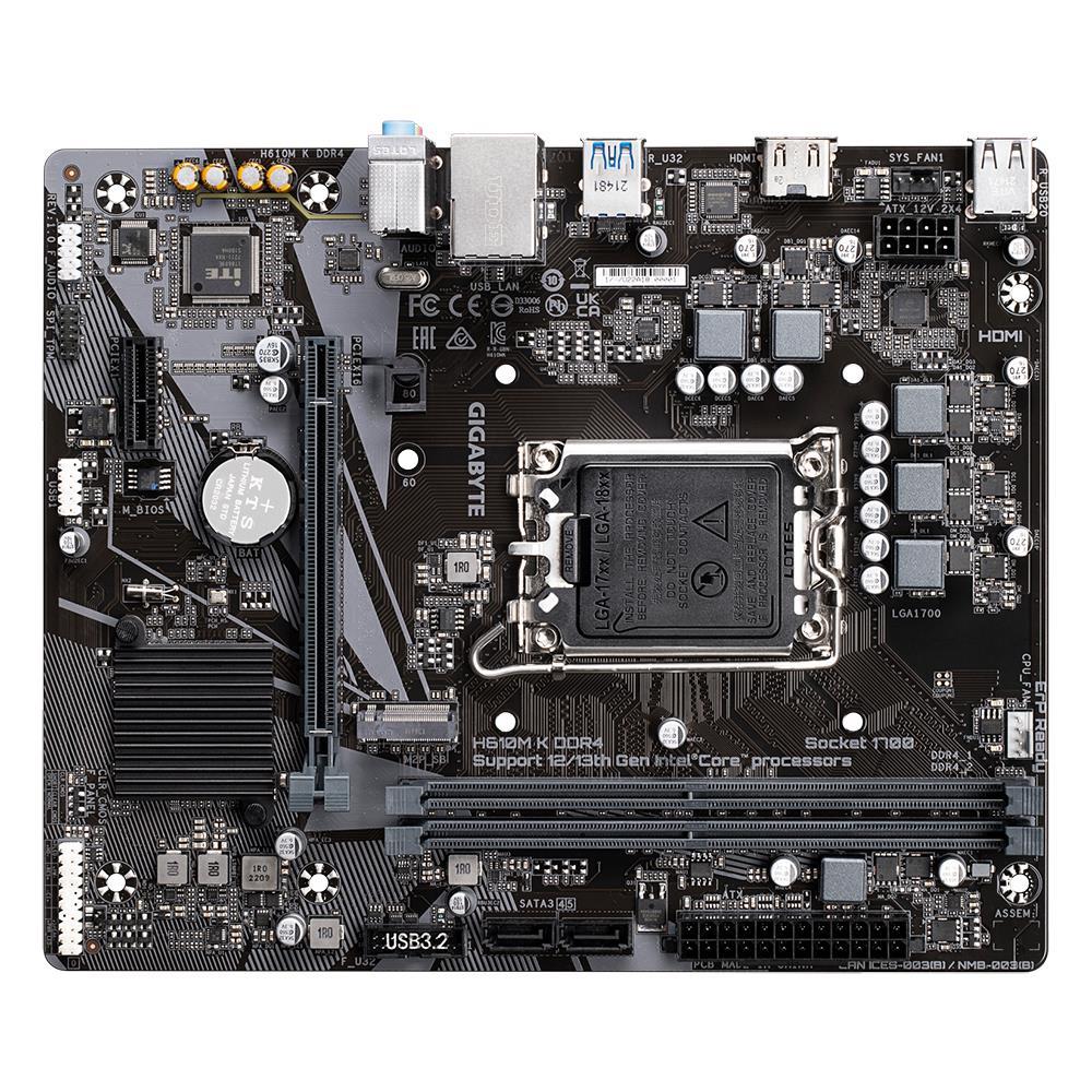 GIGABYTE H610MKDDR42.0 Micro-ATX Motherboard LGA1700