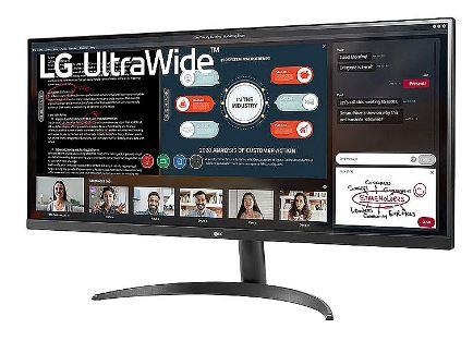 LG 34WQ500-B Monitors 34 Collu 21:9 UltraWide IPS Displejs