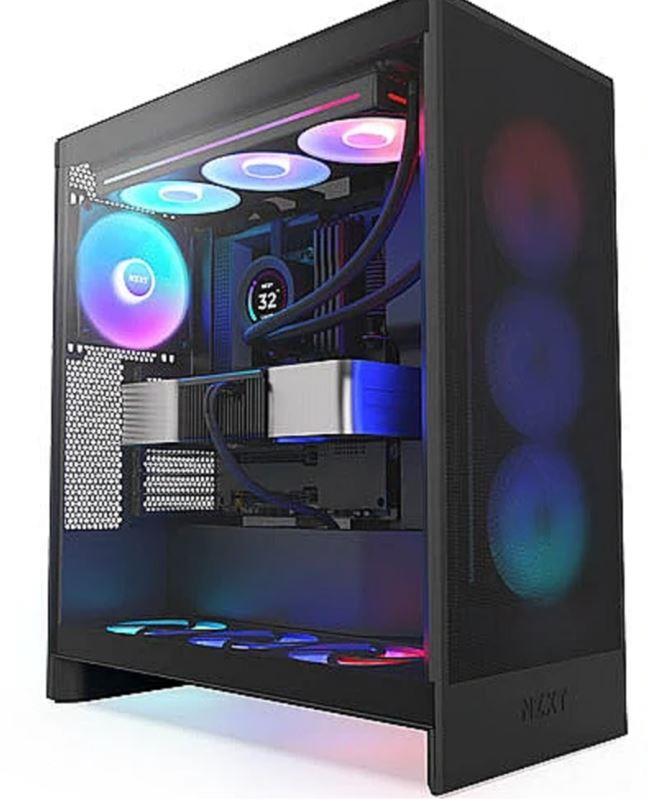 Компьютерный корпус NZXT H7 Flow RGB Черный ATX