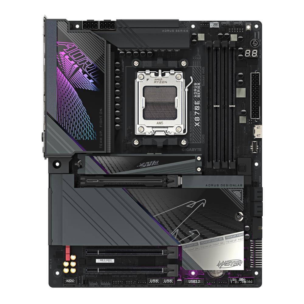 GIGABYTE X870EAORUSMASTER ATX mātesplate ar DDR5 atbalstu